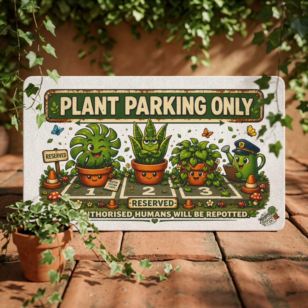 Plant Parking Only Doormat