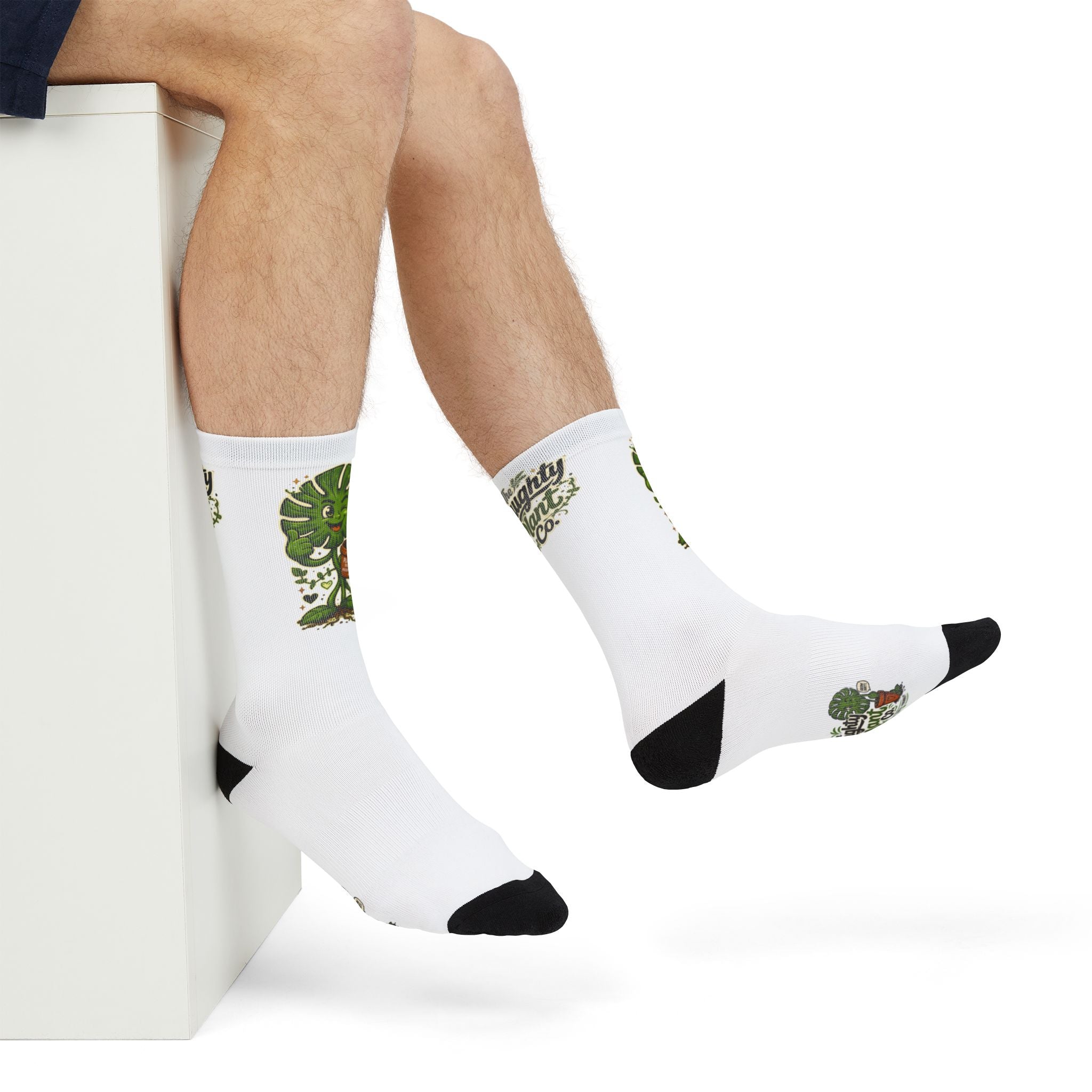 Monstera Mascot Socks